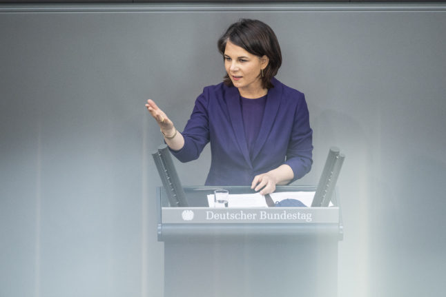 Foreign Minister Annalena Baerbock