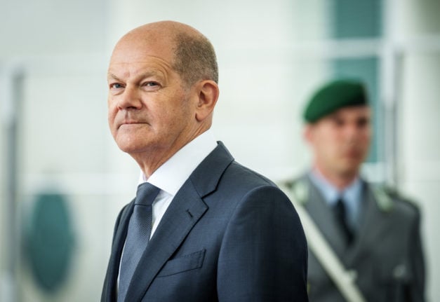 German Chancellor Olaf Scholz in Berlin on Tuesday.