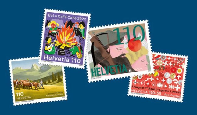 Swiss Post unveils ‘scratch and sniff’ stamps which smell like campfires