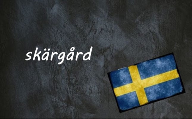 Swedish word of the day: skärgård