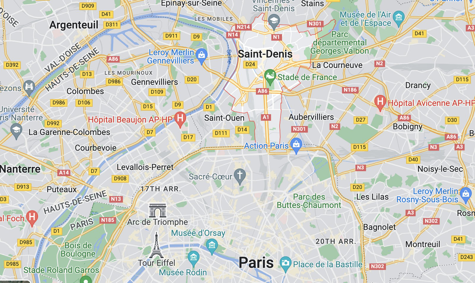 St Denis Paris Map | Hot Sex Picture