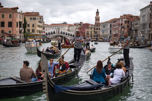 View of Rialto Bridge, Venice