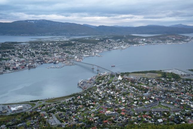 Pictued is Tromsø.