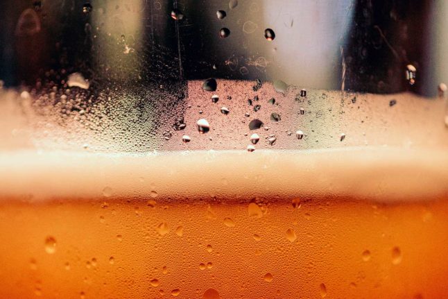 Beer as close as you can get without your eyes getting wet. Photo by Timothy Dykes on Unsplash