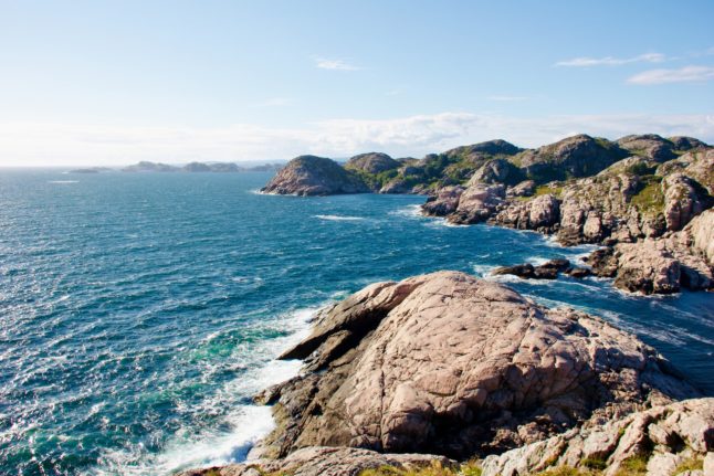 Pictured is Norway's coast.
