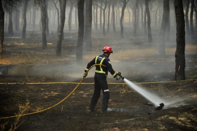 Spain battles wildfires as heatwave eases
