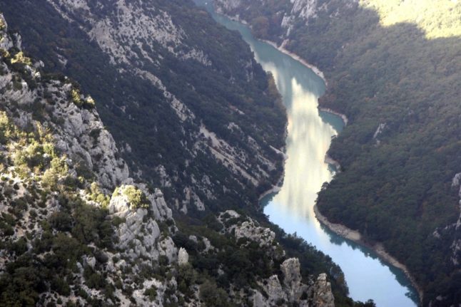Park closed as France's spectacular Gorges du Verdon runs low on water