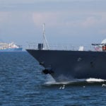 Russian warship violates Danish waters