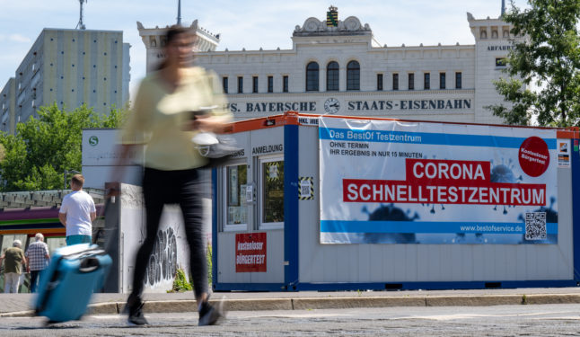 A test centre in Leipzig.