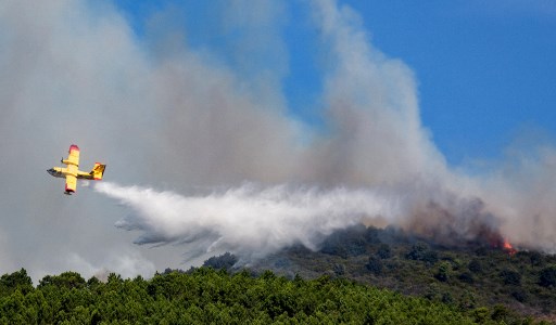 Wildfire in Tuscany