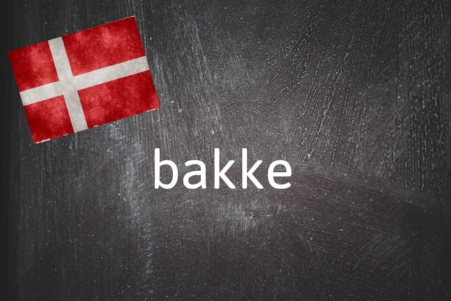 Danish word of the day: Bakke
