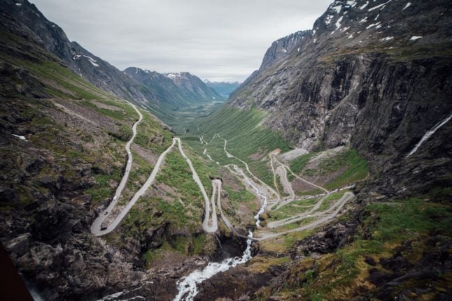 Trollstigen in Norway.