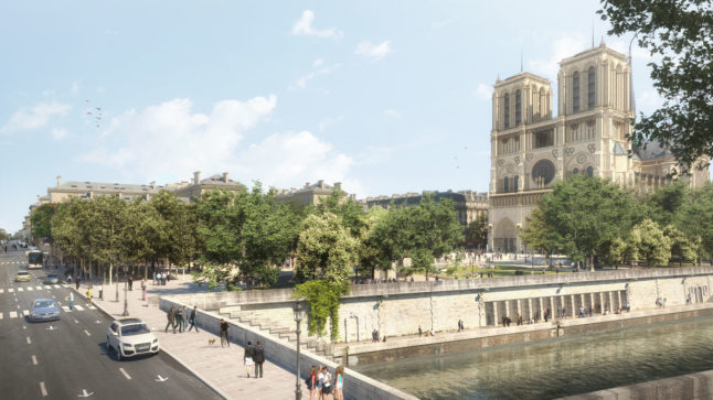 Trees, parks, and a stream: How Paris City Hall plans to redevelop Notre-Dame area