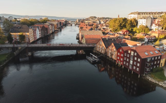 Pictured is Trondheim.