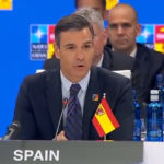 Nato apologises after hanging Spanish flag upside down at Madrid summit