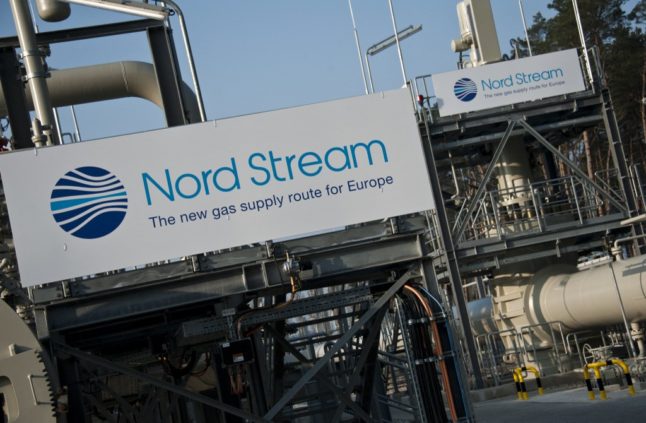 The Nordstream gas pipeline terminal in Lubmin Germany