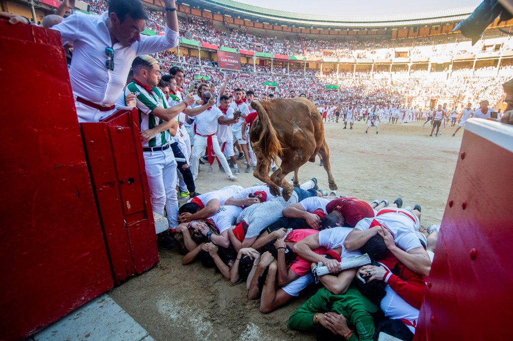 In photos: Running of the bulls at Spain's festival of San Fermin -  All Photos 