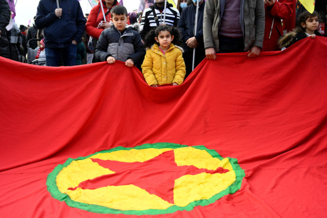 Swedish PM condemns MPs posing with PKK flag amid Turkey Nato row