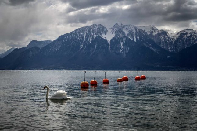 Baptisms can no longer take place in the pristine waters of Lake Geneva. Photo: FABRICE COFFRINI / AFP