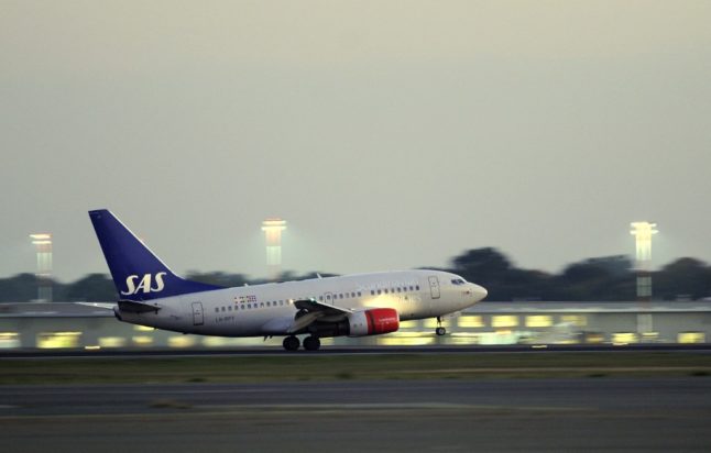 SAS plane.