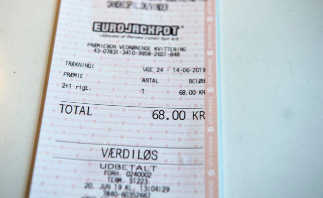 Winner of 759 million kroner finds lost Danish lottery ticket in drawer