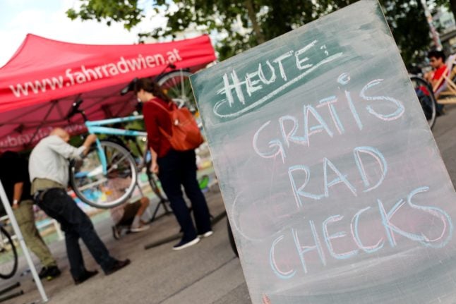 How to get your bicycle serviced for free in Vienna this summer