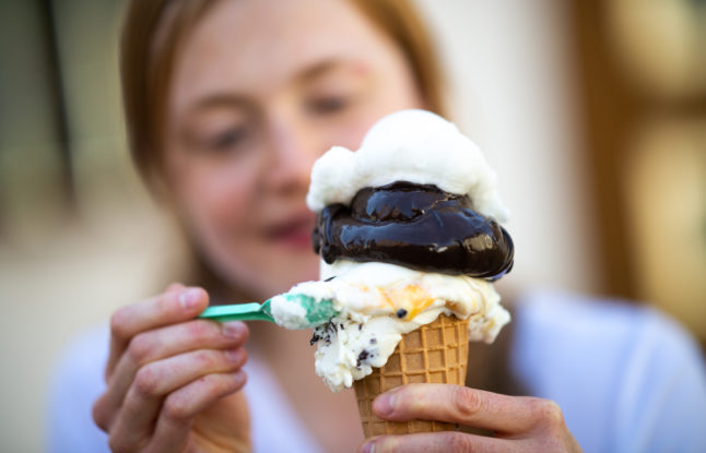 Ice cream in North Rhine Westphalia