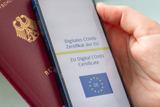 The EU digital vaccination certificate. 