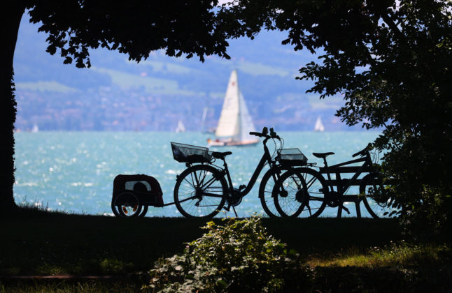 A view of Lake Constance in southern Germany. Take a trip with the €9 ticket or by bike.