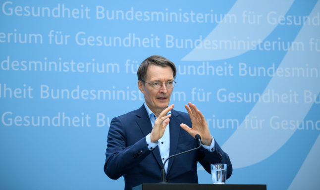 Health minister Karl Lauterbach