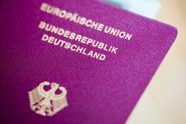 A German passport