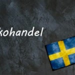 Swedish word of the Day: kohandel