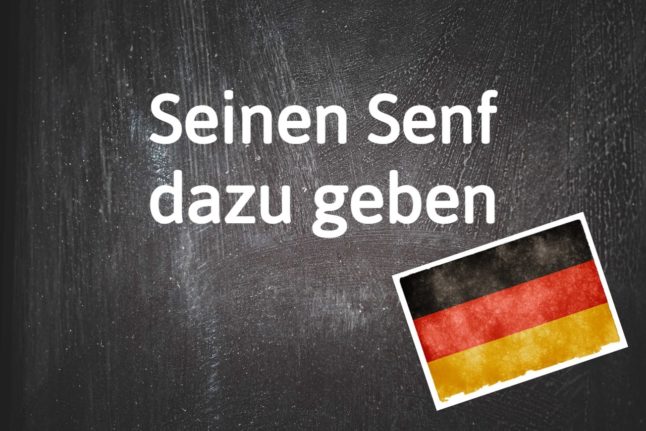 German phrase of the day