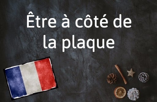French Expression of the Day: Être à côté de la plaque