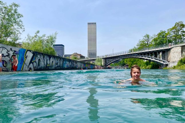 Urban swimming in the Limmat, Zurich's main river. Photo: Photo by Bö Benkö on Unsplash