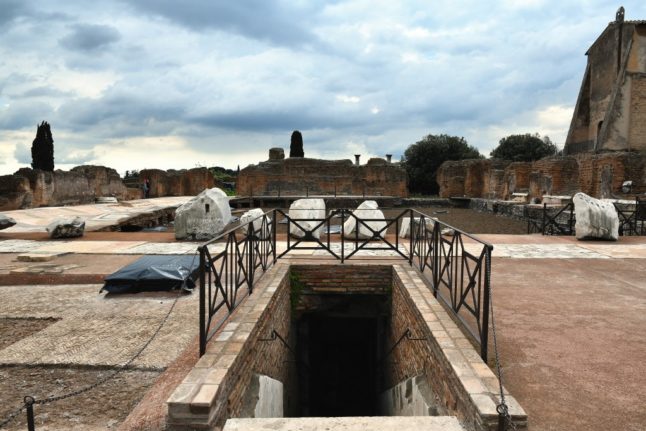 Nero's palace in Rome, Italy