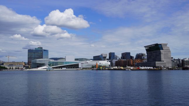 Pictured is a view of Oslo from the inner Oslo Fjord.