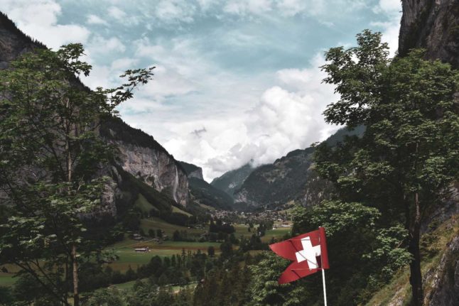 A swiss flag