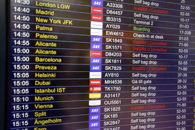 Stockholm Arlanda airport sees 10,000 delayed flights this summer