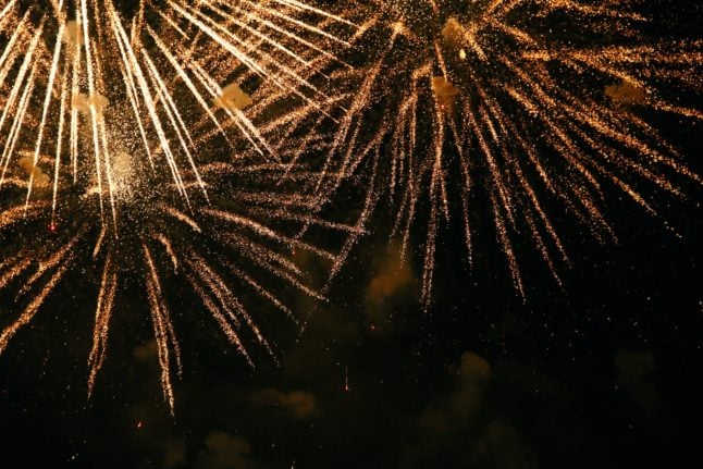 Where are fireworks banned on Swiss National Day and where are they permitted?