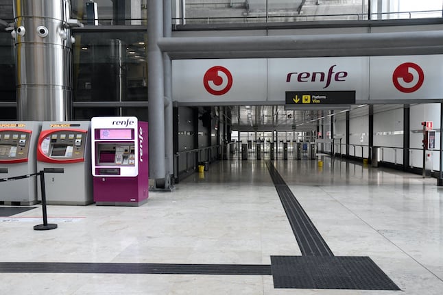 RENFE station in Spain