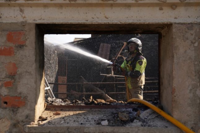 Heavy rainfall helps contain huge wildfires in Spain’s Valencia region