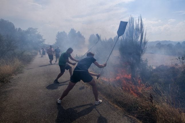 Spain to declare fire-hit regions disaster zones