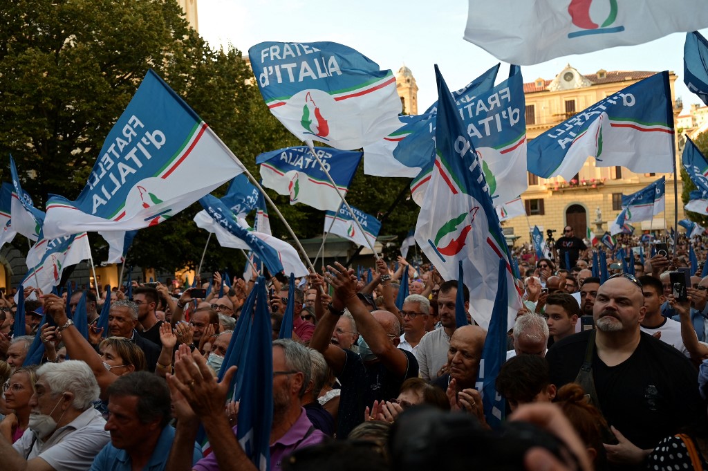 Meloni holds first rally as Italy’s election campaign kicks off