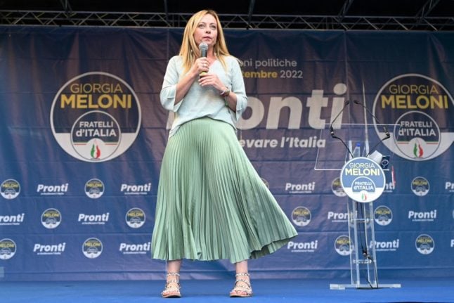 Meloni holds first rally as Italy’s election campaign kicks off