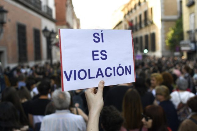 FILES-SPAIN-POLITICS-RAPE-JUSTICE-WOMEN