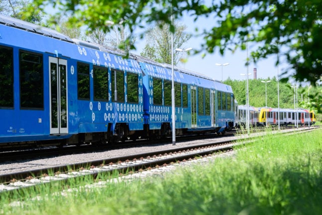 Whistle blows in Germany for world's first hydrogen train fleet
