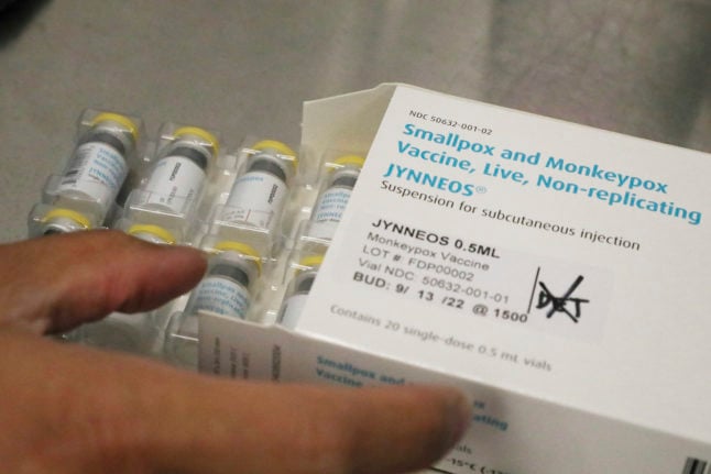 Monkeypox vaccine doses