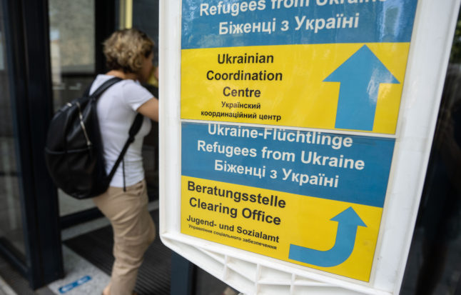 Refugees from Ukraine in Frankfurt