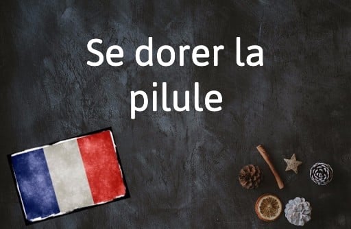 French Expression of the Day: Se dorer la pilule